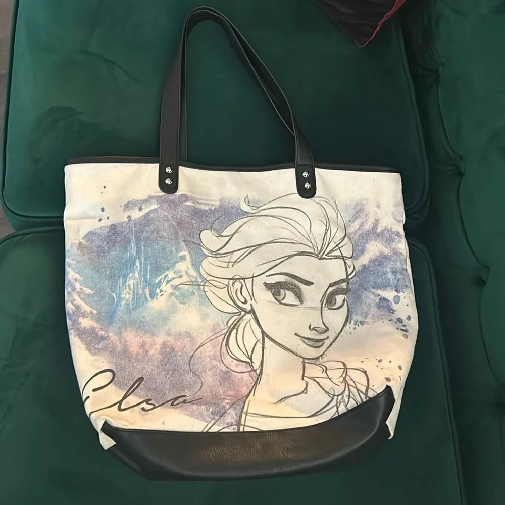 Loungefly Disney Frozen Elsa Tote - Picture 2 of 12